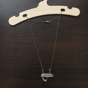 Urban Outfitter Gold Crystal Necklace